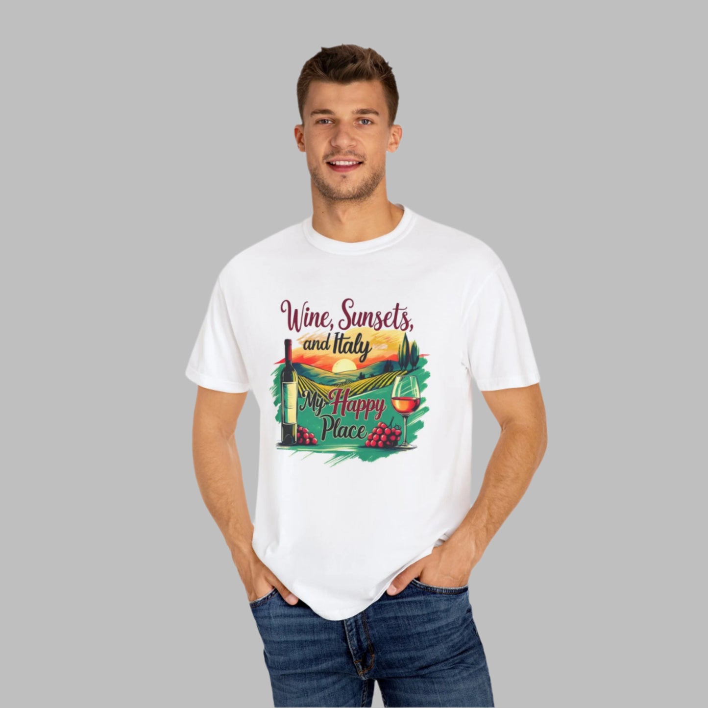 Comfort Colors® Italy Vacation T-shirt, Unisex Garment-Dyed T-shirt, Love Italy Shirt, Italy Family Trip Shirt, Italian Shirt, Italy Gifts,