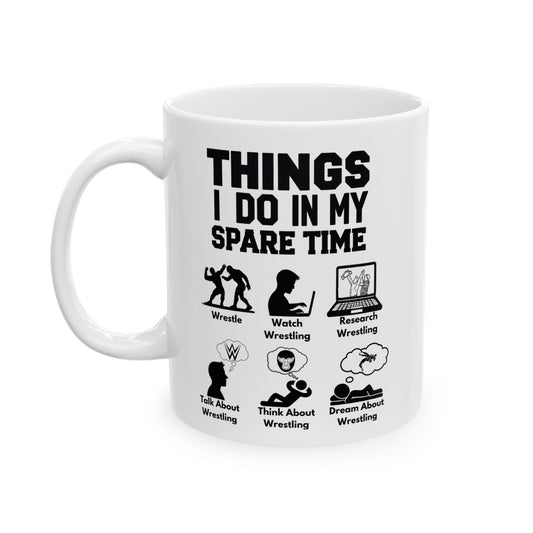 Wrestling Fan Mug, Unique Wrestler Gift, Mug for Wrestling Coaches, Athletes, WWE & AEW Lover Gift Idea, Ceramic Mug 11oz, 15oz