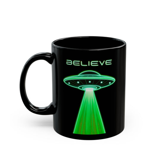 Alien Mug,UFO lovers,UFO Alien X-Files- 'We Are Not Alone' - Perfect Gift for Sci-Fi Fans, Cool Collectible, Extraterrestrial Coffee