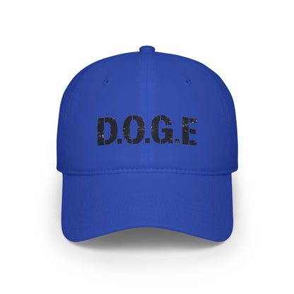 D.O.G.E. Baseball Cap – Low Profile Patriotic Hat, Humorous Gift, Government Efficiency Design, Bold Statement Dad Hat