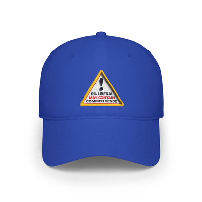 Conservative Baseball Cap, Elon Musk Trump Style, Funny Anti Liberal Hat, Republican Gift, Common Sense Cap, 0% Liberal Hat