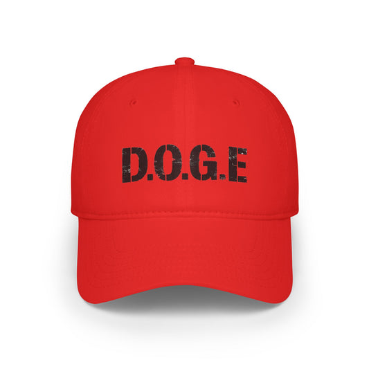 D.O.G.E. Baseball Cap – Low Profile Patriotic Hat, Humorous Gift, Government Efficiency Design, Bold Statement Dad Hat