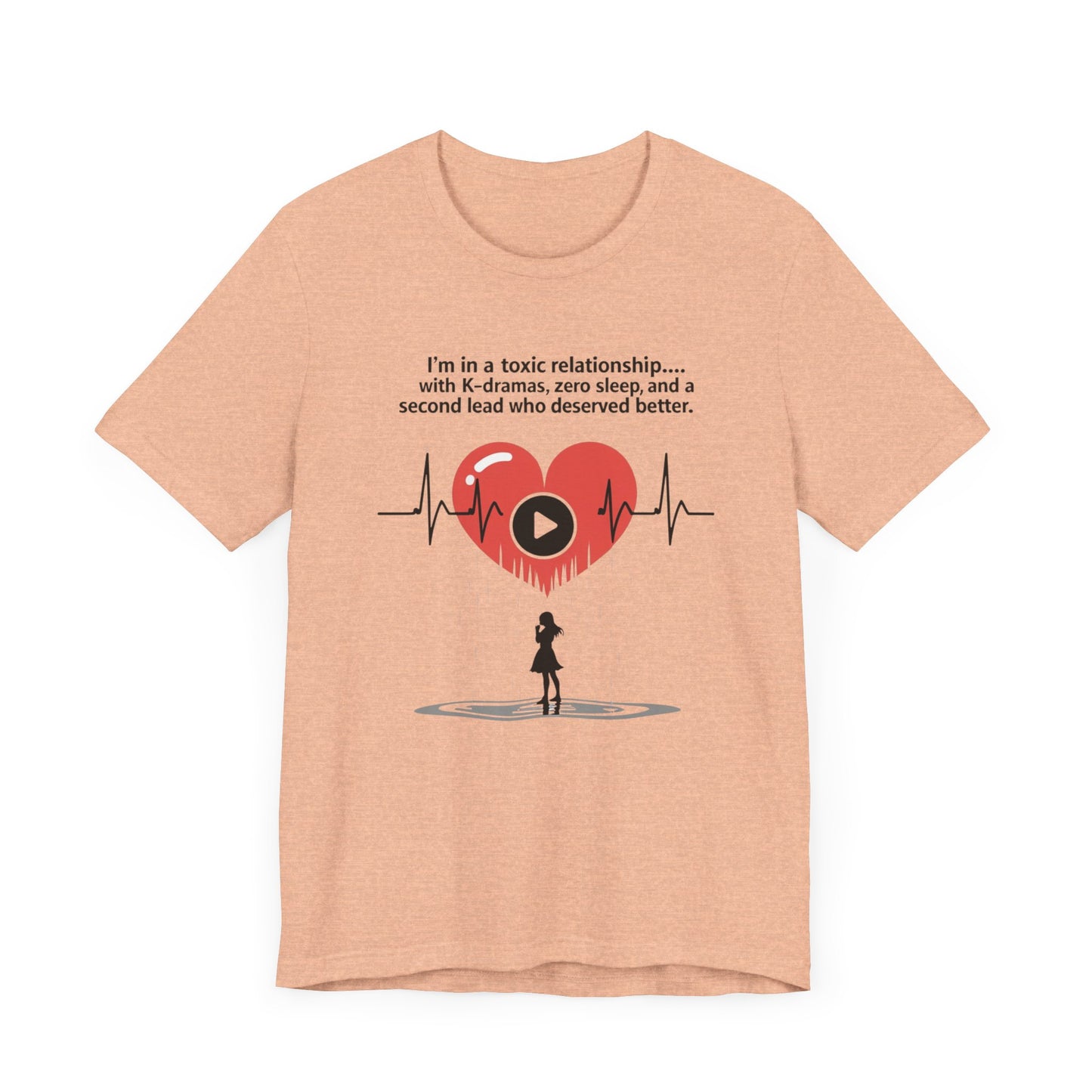 K-Drama Lover T-Shirt - Korean Drama Fan Essentials Tee, Aesthetic Korean Clothing, Perfect Gift for K-Drama Fans, Unisex Jersey Short
