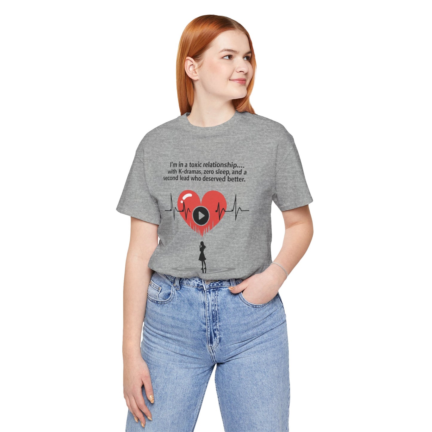 K-Drama Lover T-Shirt - Korean Drama Fan Essentials Tee, Aesthetic Korean Clothing, Perfect Gift for K-Drama Fans, Unisex Jersey Short