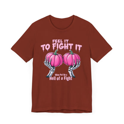 Pink Ribbon Support Tee – Unisex Cancer Awareness Shirt, Fighter Gift, Survivor Strength Apparel, Inspirational Motivational T-Shirt