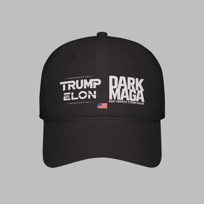 Dark D.O.G.E. Inspired Baseball Cap – Bold Statement Hat, Patriotic Gift, Casual Summer Accessory, Low Profile Unisex Hat.