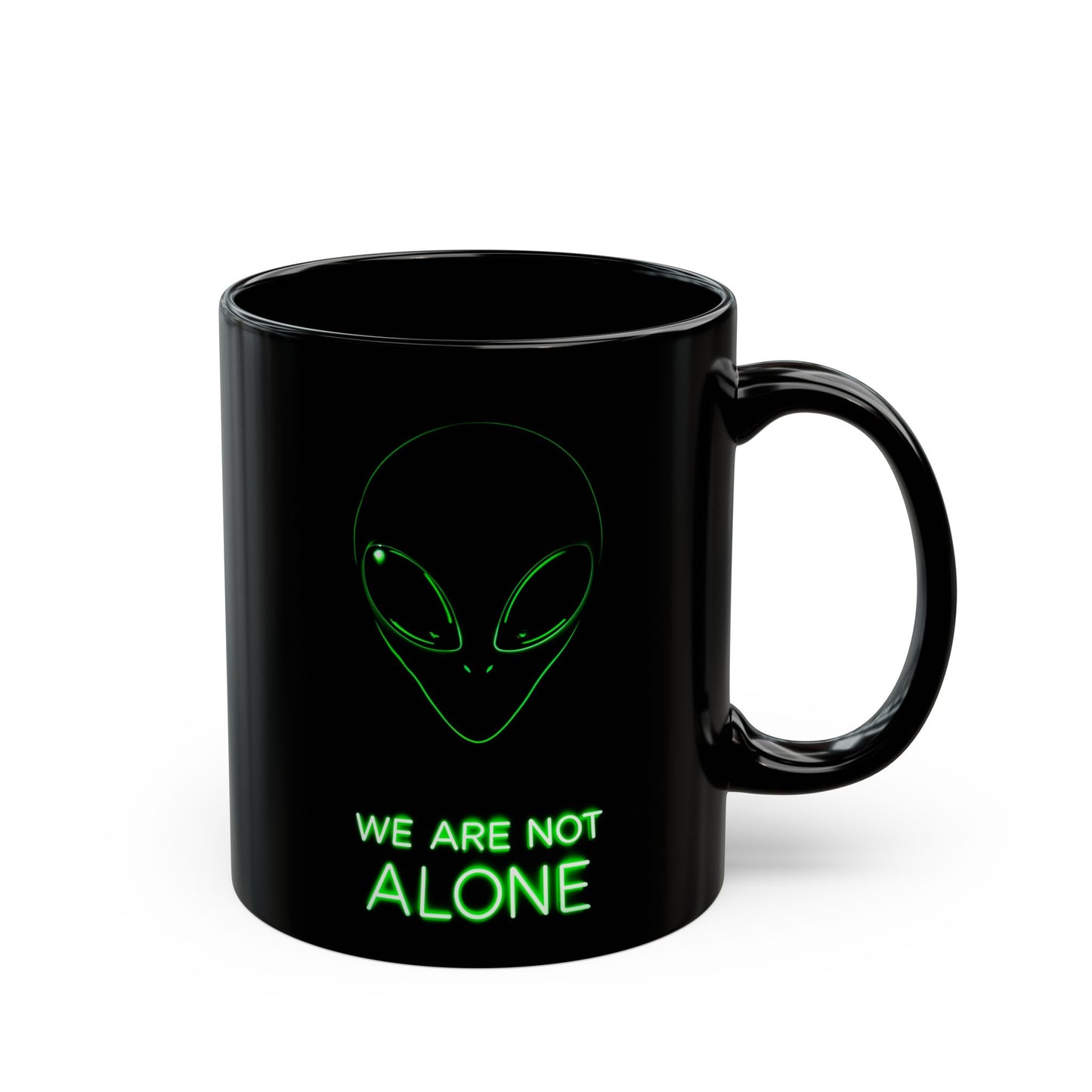 Alien Mug,UFO lovers,UFO Alien X-Files- 'We Are Not Alone' - Perfect Gift for Sci-Fi Fans, Cool Collectible, Extraterrestrial Coffee