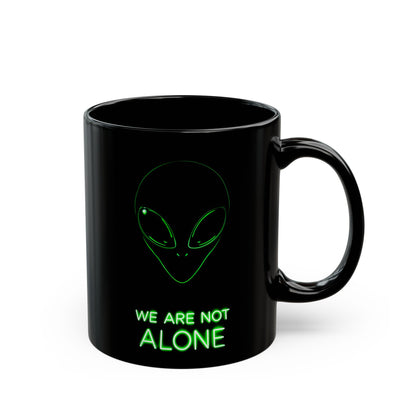 Alien Mug,UFO lovers,UFO Alien X-Files- 'We Are Not Alone' - Perfect Gift for Sci-Fi Fans, Cool Collectible, Extraterrestrial Coffee
