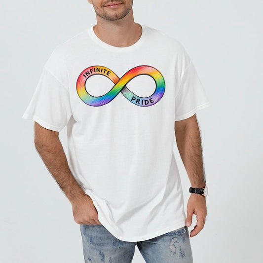Pride Infinity Unisex Tee, LGBT Rainbow Support Shirt, LGBTQ Apparel, Pride Sweatshirt, Pride Flag Clothing
